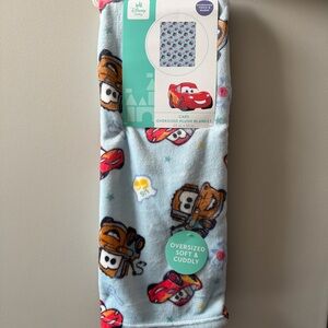 Disney Cars Blanket NEW Plush Preschool Throw Pixar Toddler Nap Back to School